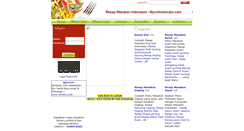 Desktop Screenshot of myonlinerecipe.com